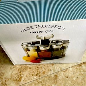 Round spices containers